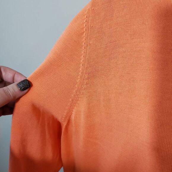 Talbots peach colored cardigan sweater plus size 2Xp petite‎ NEW - Picture 6 of 11